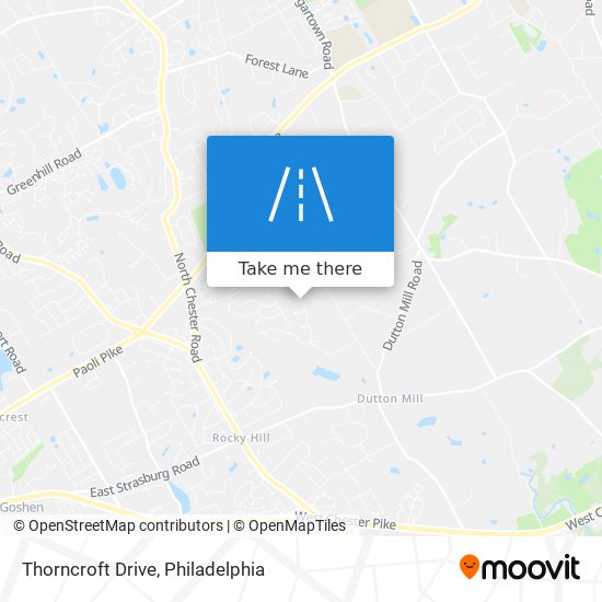 Mapa de Thorncroft Drive