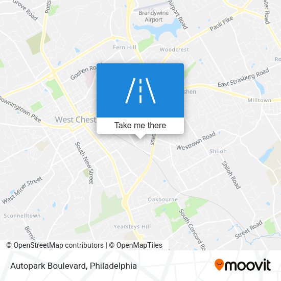 Autopark Boulevard map