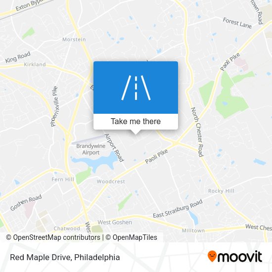 Red Maple Drive map