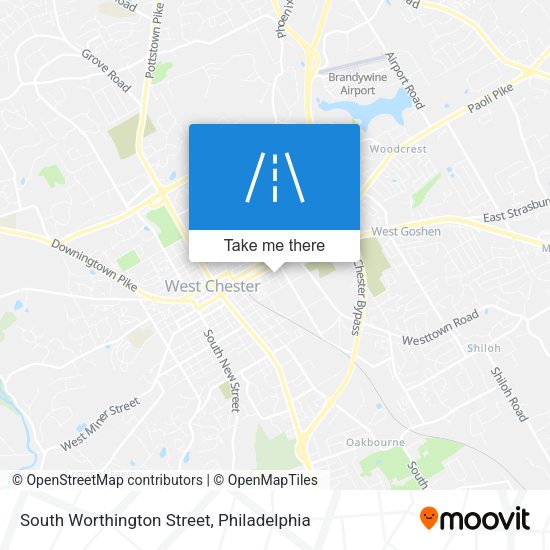South Worthington Street map