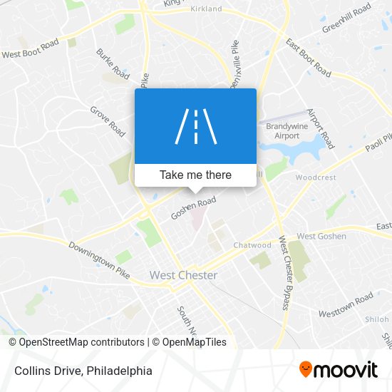 Mapa de Collins Drive