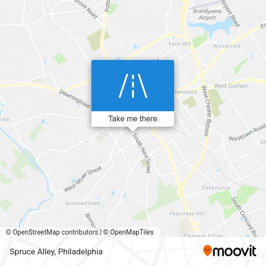 Mapa de Spruce Alley