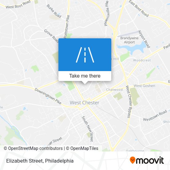 Mapa de Elizabeth Street