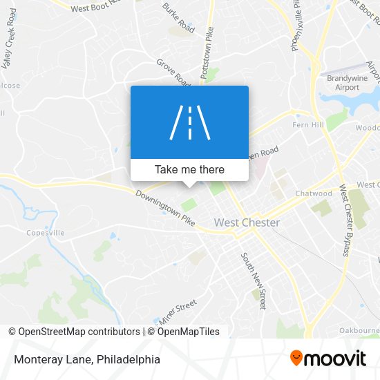 Mapa de Monteray Lane
