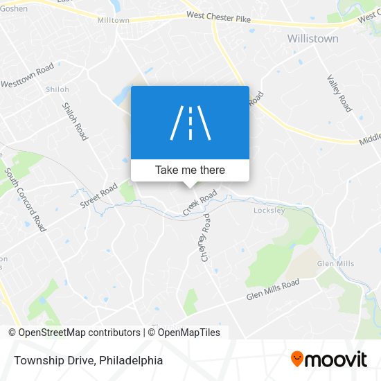 Township Drive map
