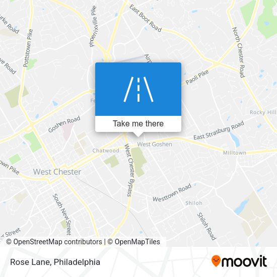 Mapa de Rose Lane
