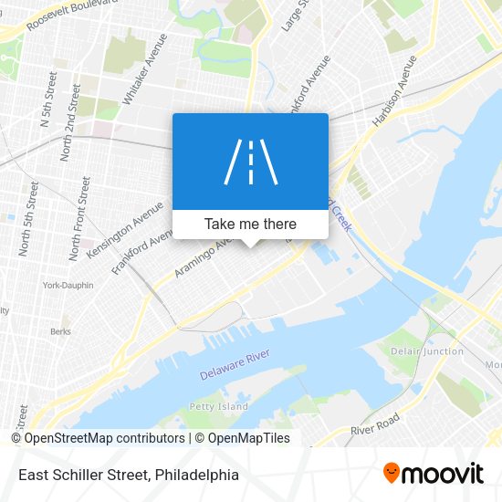 East Schiller Street map