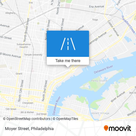 Moyer Street map