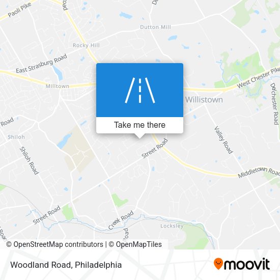 Mapa de Woodland Road