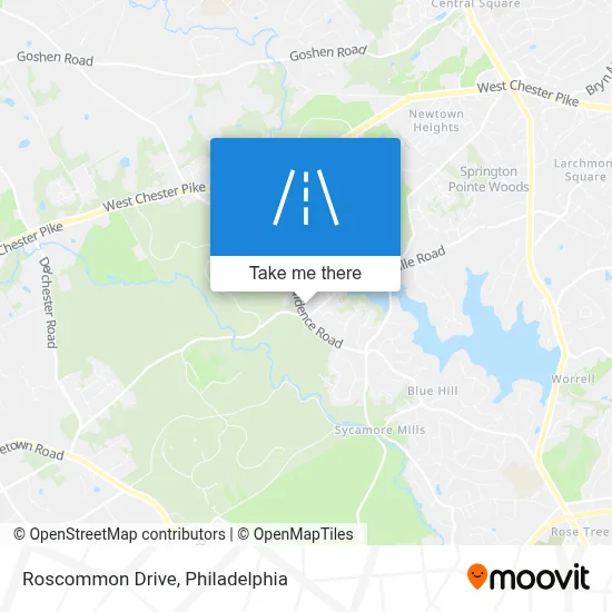 Roscommon Drive map