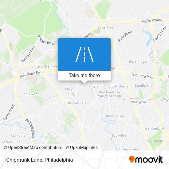 Mapa de Chipmunk Lane