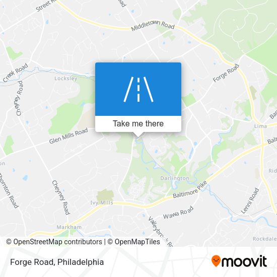 Mapa de Forge Road