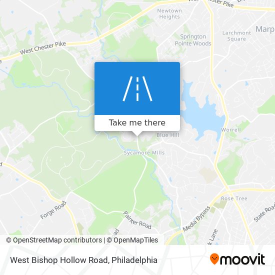 Mapa de West Bishop Hollow Road