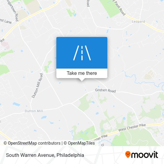 Mapa de South Warren Avenue