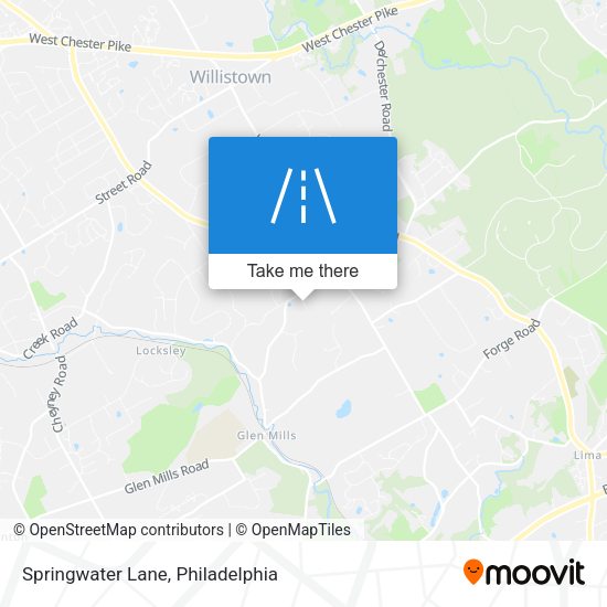 Mapa de Springwater Lane