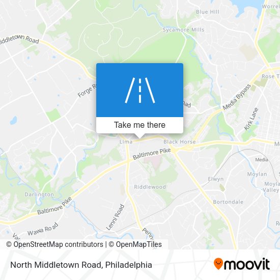Mapa de North Middletown Road