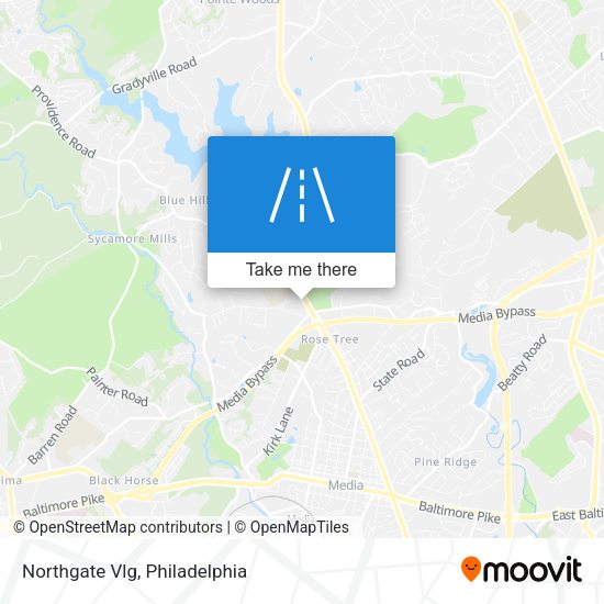Northgate Vlg map