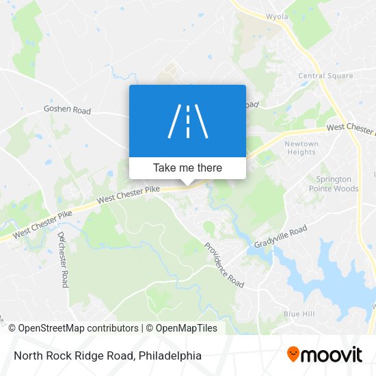North Rock Ridge Road map