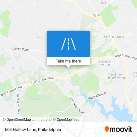 Mapa de Mill Hollow Lane