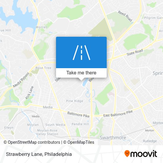 Strawberry Lane map