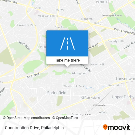 Construction Drive map