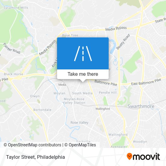 Mapa de Taylor Street