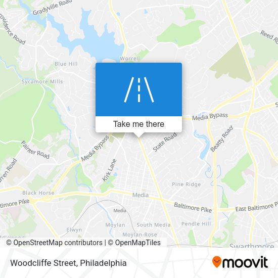 Mapa de Woodcliffe Street