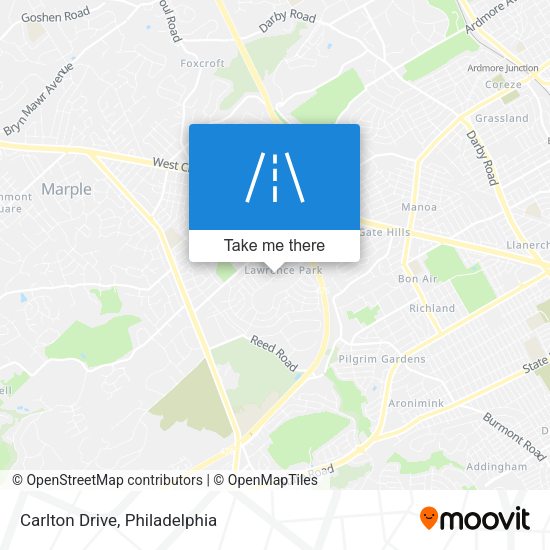 Mapa de Carlton Drive