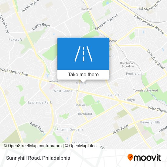 Mapa de Sunnyhill Road