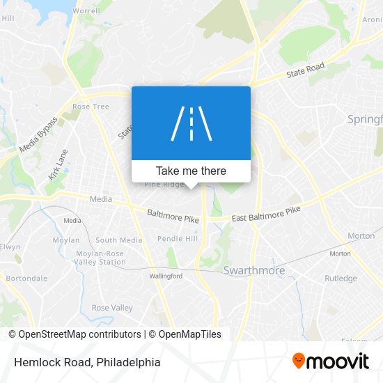 Mapa de Hemlock Road