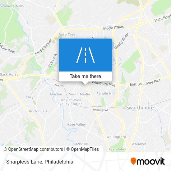 Sharpless Lane map