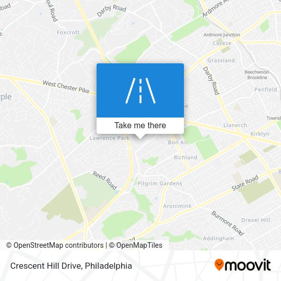 Mapa de Crescent Hill Drive
