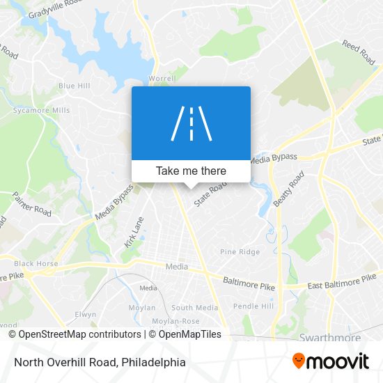 Mapa de North Overhill Road