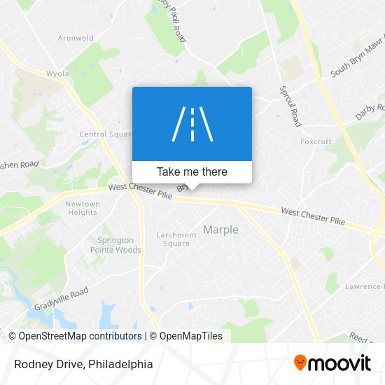 Mapa de Rodney Drive