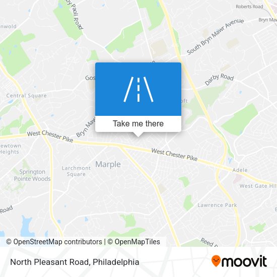 North Pleasant Road map