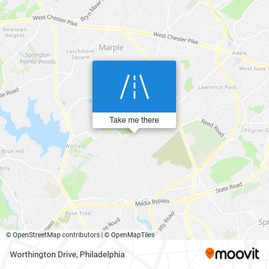 Worthington Drive map