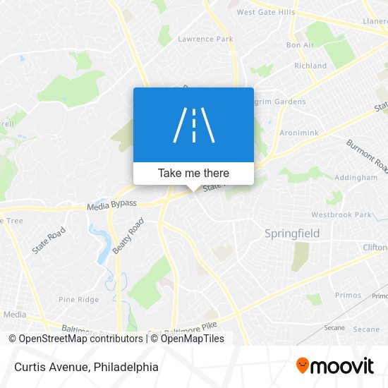 Curtis Avenue map