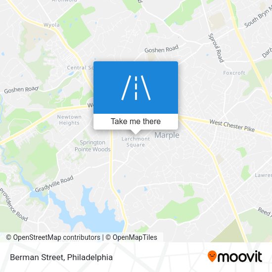 Mapa de Berman Street