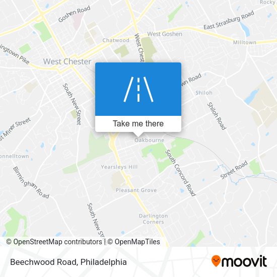 Beechwood Road map