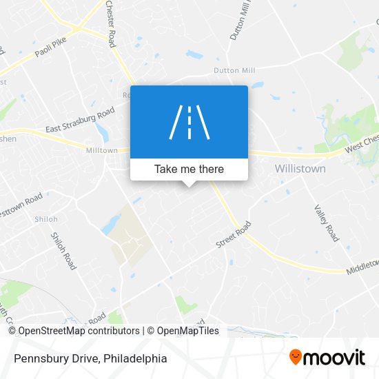 Pennsbury Drive map