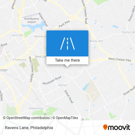 Mapa de Ravens Lane
