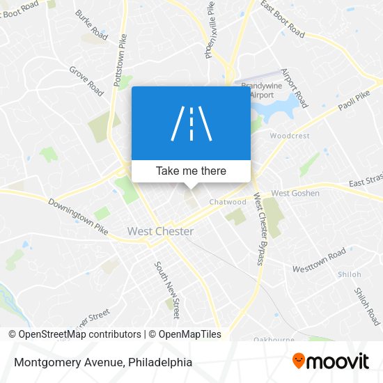 Montgomery Avenue map