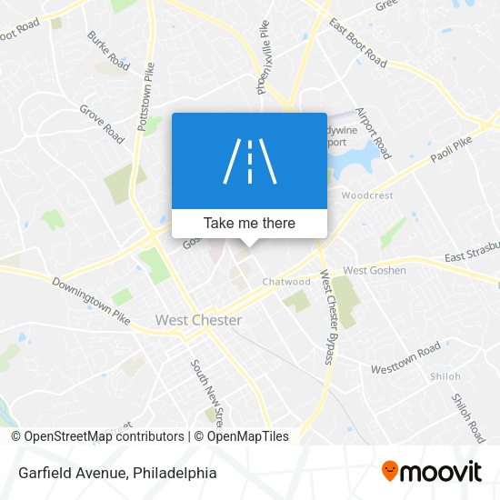 Garfield Avenue map