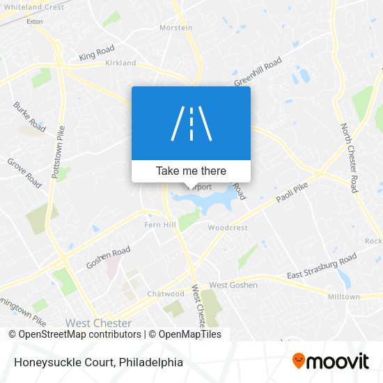 Honeysuckle Court map