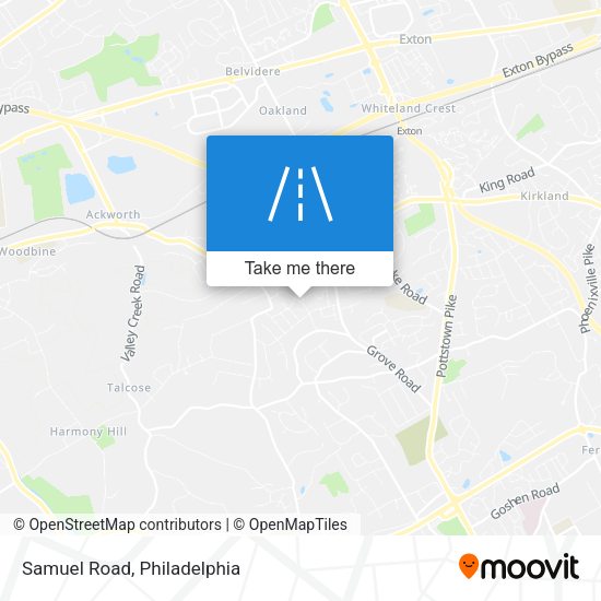 Mapa de Samuel Road