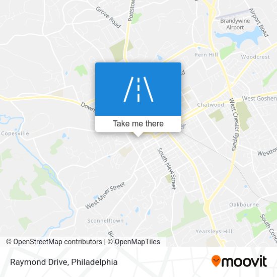 Mapa de Raymond Drive