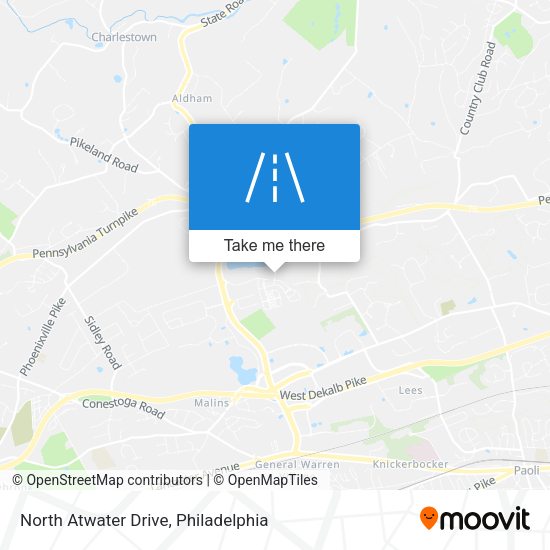 Mapa de North Atwater Drive