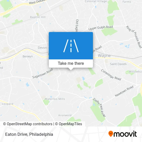 Eaton Drive map