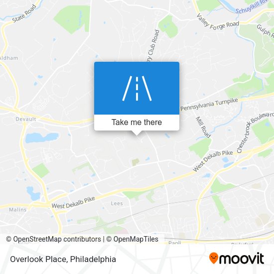 Mapa de Overlook Place