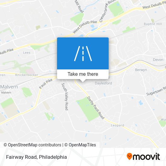 Mapa de Fairway Road